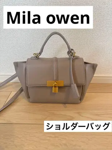 [ 새상품급 ] 미라 오웬 그레이 숄더백