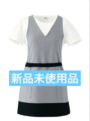 에스테틱 샵용 에이프런 (모노톤 체크 여성)