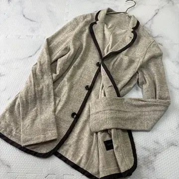 새상품급 SOPHNET. 소프넷 파이핑 자켓 3버튼 그레이 S