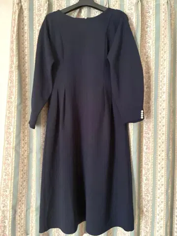 index 네이비 긴팔 원피스