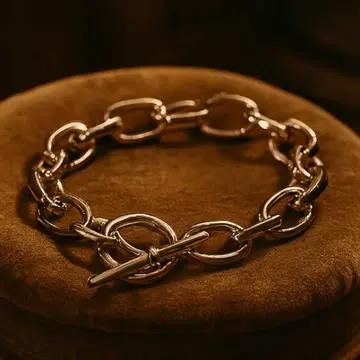 하드웨어 실버 925 팔찌 실버 체인 v055