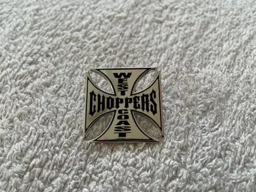 웨스트 코스트 초퍼스 배치 배지 배지 아이언 크로스