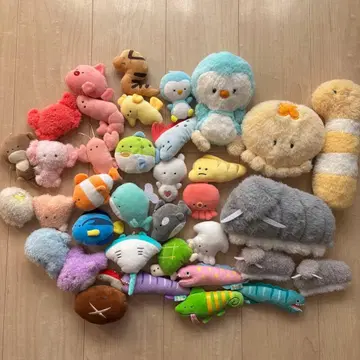 동글동글 눈 시리즈 인형 마스코트 세트