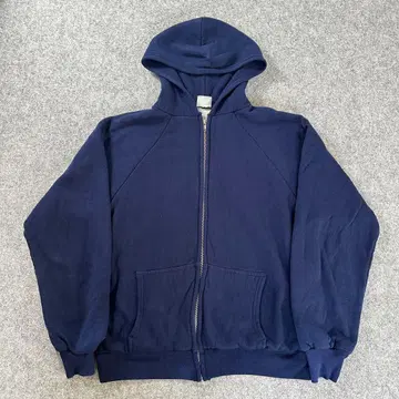 80s 90s unknown 풀 집업 후드티 안감 서멀 빈티지