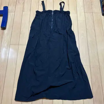 [ 새상품급 ] 워크맨 발수 개더 점프 스커트 L 블랙