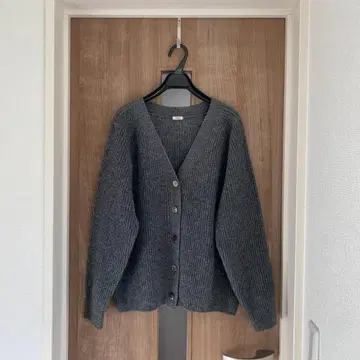 IENA 이에나 캐시미어 혼방 편면 래글런 V넥 가디건