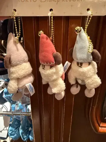 디즈니 크리스마스 릴린린 봉제 인형 참 세트