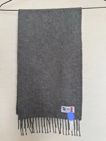 Johnstons  캐시미어 100% 머플러 그레이