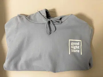 good night Store 후드티 블루