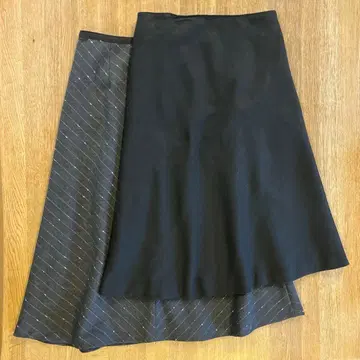 울 혼방 스커트 2벌 묶음 판매