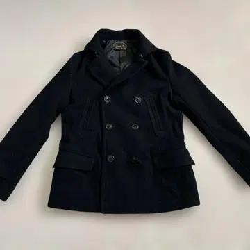 Brooks Brothers 블랙 울 피코트