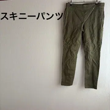 올리브 풀온 스키니 팬츠 12R