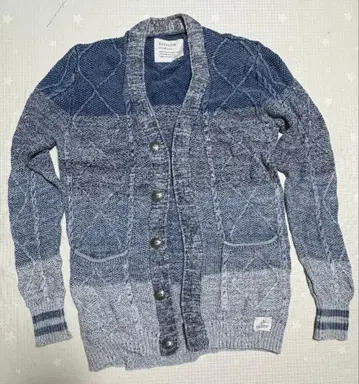 BAYFLOW 그라데이션 블루 가디건 XL 베이플로우