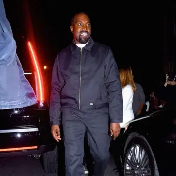 카니예 착용 Dickies 아이젠하워 자켓 다크 네이비