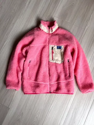 키즈 레트로X 자켓 핑크 L
