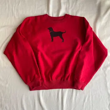 90's The Black Dog Reverse Weave 스웨트
