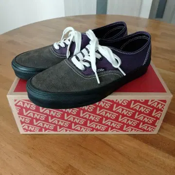 VANS 오센틱 스웨이드 퍼플 그레이 스니커즈