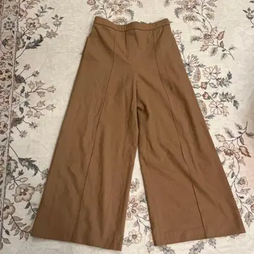 띠어리 베이지 브라운 와이드 팬츠 사이즈 2 울