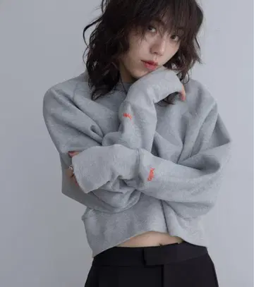 VACANCY 로고 자수 숏 기장 트레이닝복