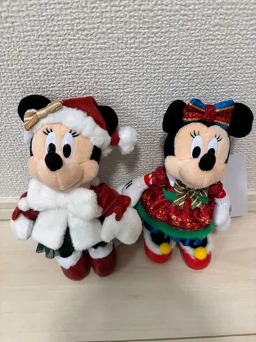 디즈니 크리스마스 2025 미니 마우스 인형 배지