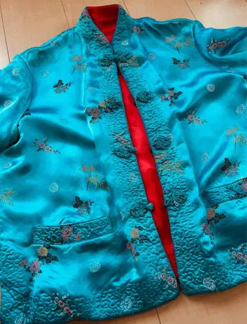 빈티지 차이나 자켓 리버서블