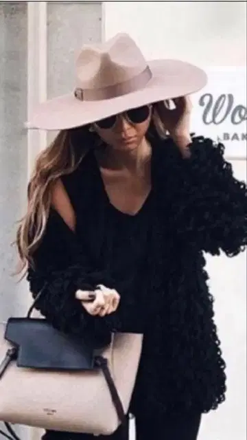 room306contemporary 루프 니트 가디건 블랙 니트 코트