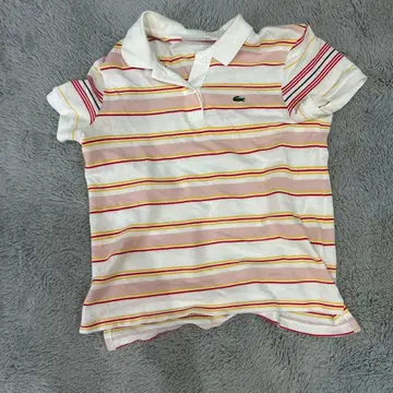 LACOSTE 스트라이프 피케 셔츠 34 사이즈