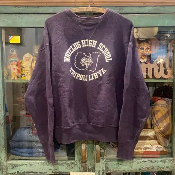 WAREHOUSE 웨어하우스 맨투맨 네이비 페이드