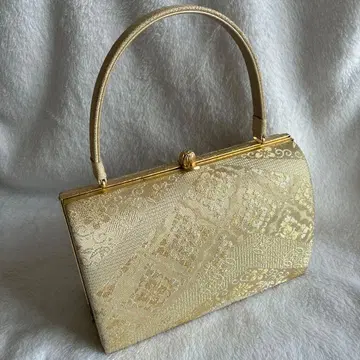 골드 직물의 격식 있는 일본 의류용 백