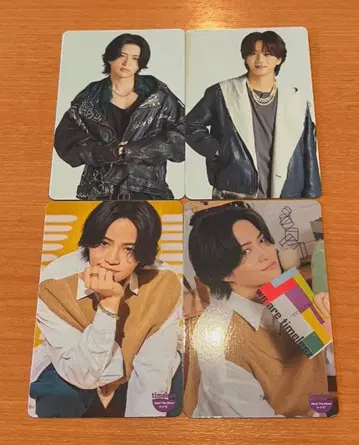 timelesz 트레이딩 카드 [ 키쿠치/테라니시 ] 4장 세트