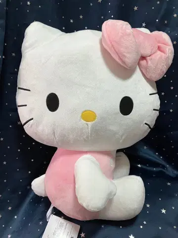 헬로키티 슈퍼 라지 봉제 인형 헤이세이 핑크 BIC