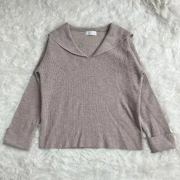 GALLARDA GALANTE 캐시미어 혼방 세일러 카라 니트 풀오버