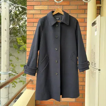 A.P.C. 아페쎄 여성용 38 다크 네이비 울 코트