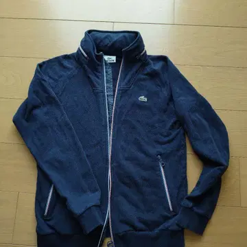 LACOSTE 남성용 집업 블루종 수납 후드 부착