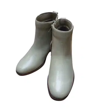 새상품 니코앤드 숏부츠 사이드 지퍼 민트 그린 S 사이즈