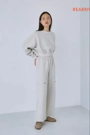 Sea Room Lynn Heavy Sweat Side Zip 컷 팬츠