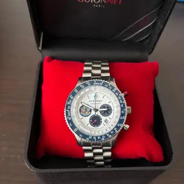 GUIONNET 크로노그래프 블루 임펄스