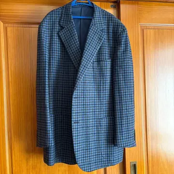 Aquascutum 체크 무늬 테일러드 자켓