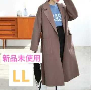 [ 미사용 새상품 ] 체스터 코트 LL 브라운  울라이크