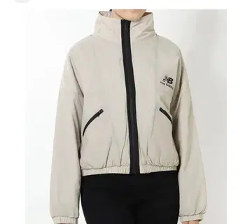 뉴발란스 여성용 패딩 자켓 베이지