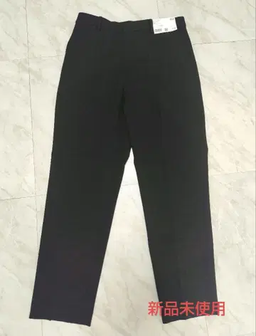 유니클로 스마트 앵클 팬츠 블랙 L