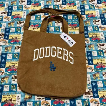 새상품 MLB 다저스 토트백 2WAY 숄더백 코듀로이