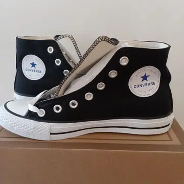 CONVERSE 블랙 하이컷 스니커즈