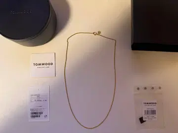 TOMWOOD Curb chain Slim Gold 톰우드 목걸이