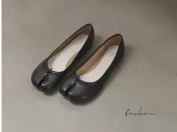 블랙 플랫슈즈 24.0cm