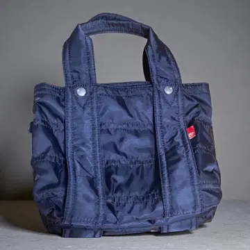 나일론 퀼팅 토트백 블랙