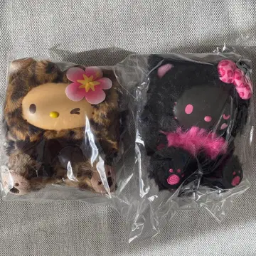 헬로키티 HELLO KITTY 레오파드 무늬 봉제 인형 산리오