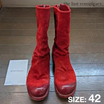 the last conspiracy 엔지니어 부츠 레드 42