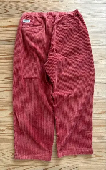 TBPR 코듀로이 와이드 팬츠 L 사이즈 레드