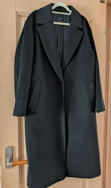 23구 울 캐시미어 비버 체스터 코트 M 타키마키 착용 23AW